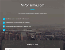 Tablet Screenshot of mppharma.com